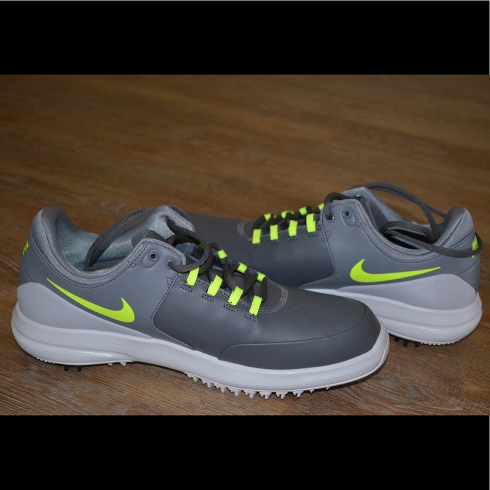 New! Nike Air Zoom Accurate Grey Lime Golf Shoes